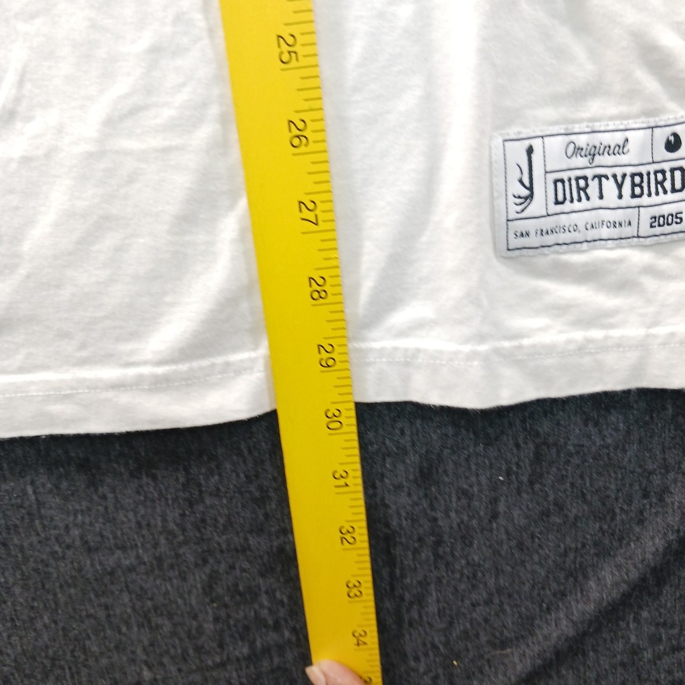 Dirtybird Records Players DBP Graphic Tee White XL San Francisco DJ Label Shirt - Picture 6 of 9